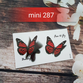 Bani-hình xăm dán mini bướm 3d collagen