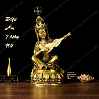 Diệu Âm Thiên Nữ - Tượng Đồng Thờ Cúng Mật Tông