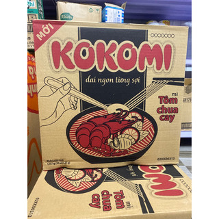 Mì Kokomi Vị Tôm Chua Cay thùng (30 gói x 65g)