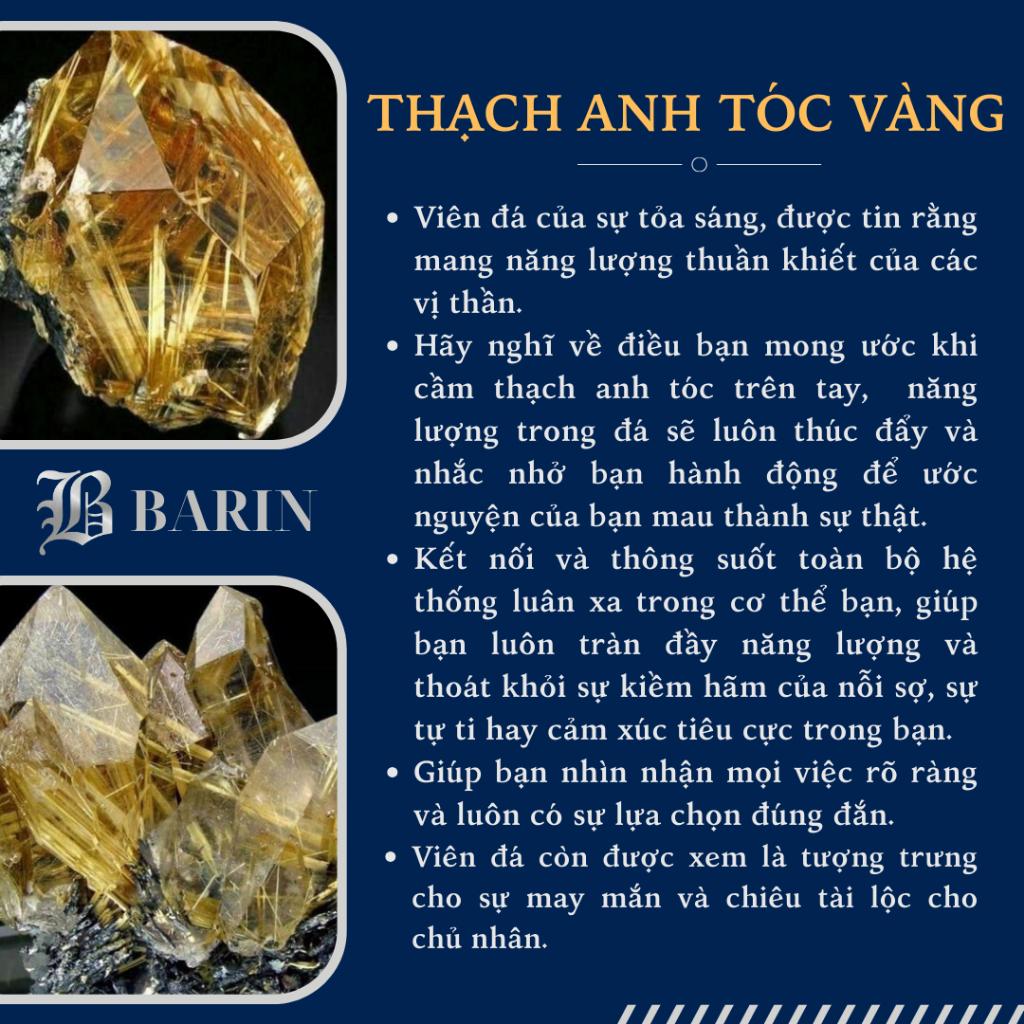 Tỳ hưu tóc vàng thiên nhiên hợp mệnh Kim và Thủy BARIN
