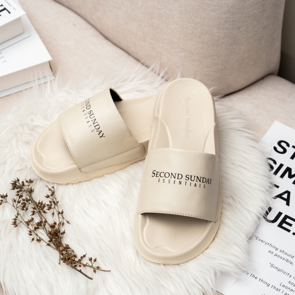 Dép Second Sunday Essential 2.0 Slides BEIGE SL11_BE