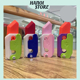 Dao cà rốt mini dao trọng lực in 3d mini gấp gọn - đồ chơi trung thu 2023