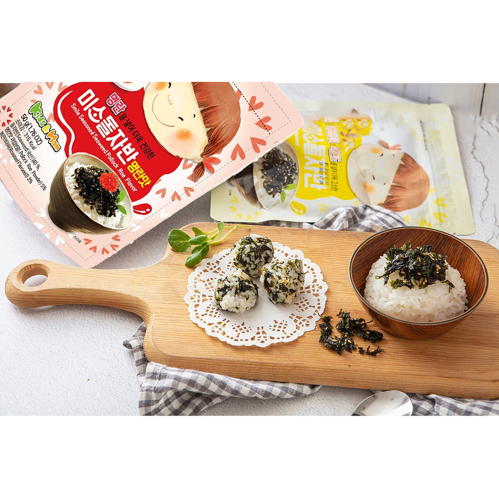 Rong biển rắc cơm Binari cho bé ăn dặm