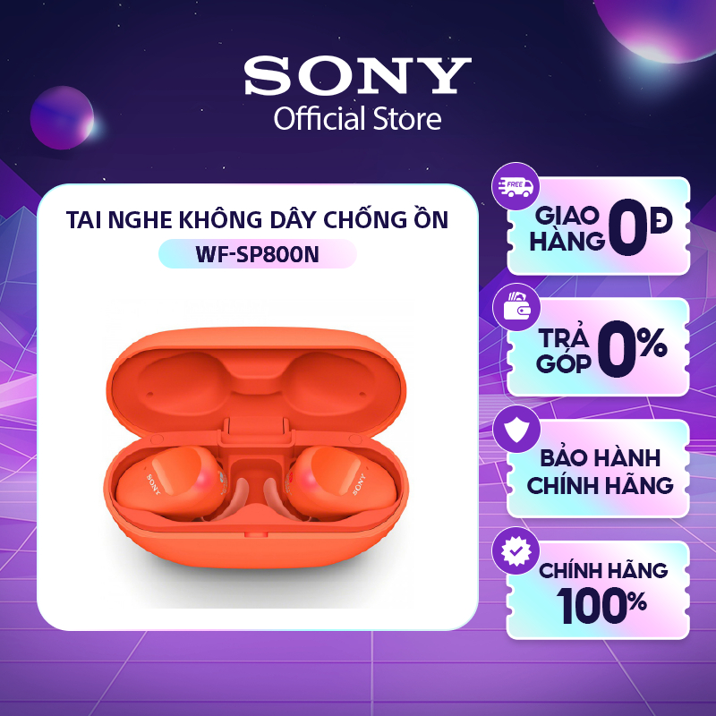 Tai nghe Sony thể thao không dây chống ồn WFSP800N