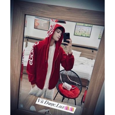 Áo Khoác Thể Thao Adidas Chất Nỉ Dày Dặn - Áo Khoác Adidas Có Mũ Phong cách Boy Phố Hottrend 2023