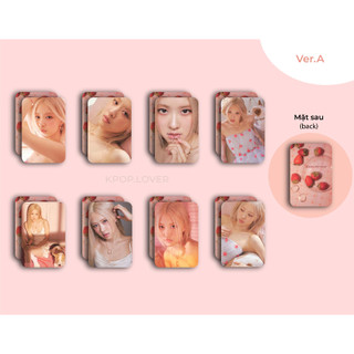 Set 8 card bo góc rosé - blackpink