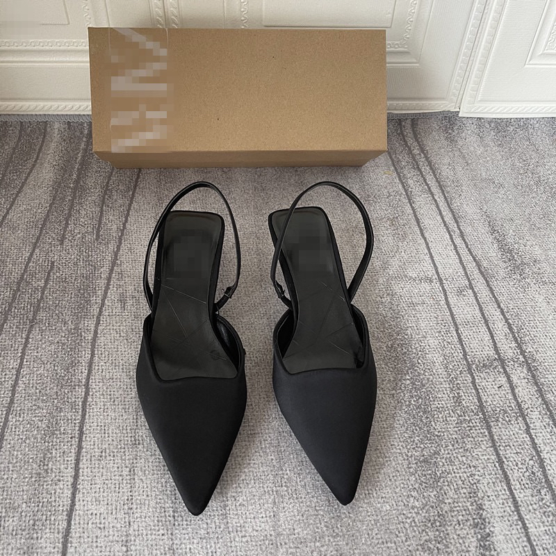 GIÀY CAO GÓT ZARA HỞ GÓT ĐẾ AIRFIT MÀU ĐEN