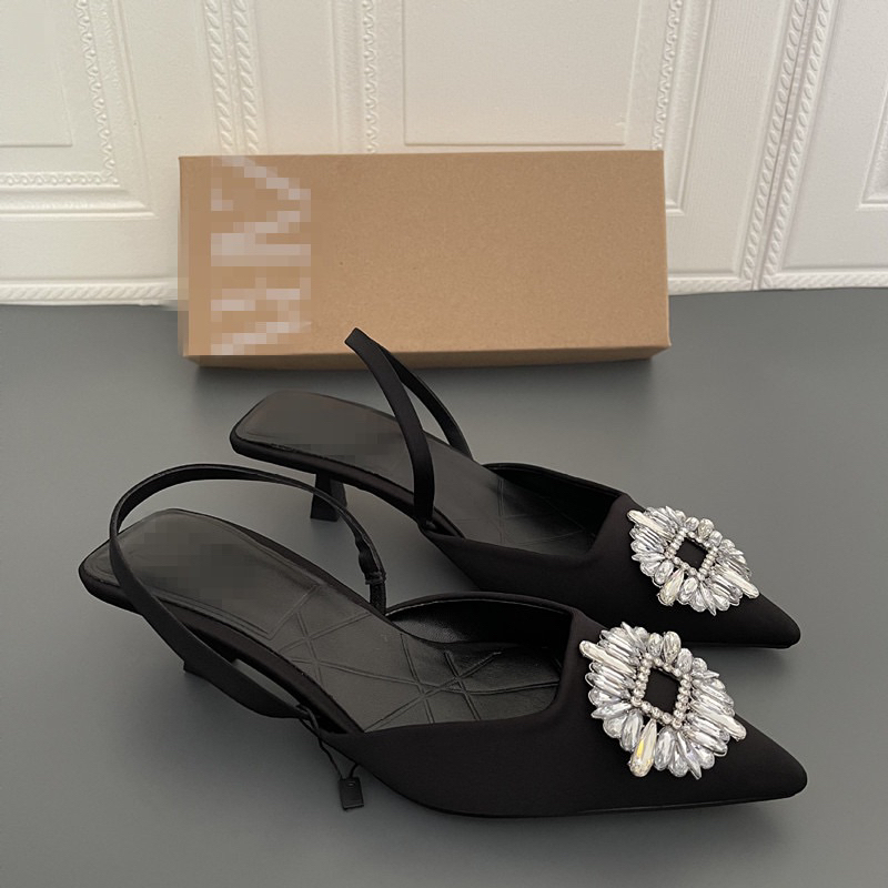 GIÀY CAO ZARA HỞ GÓT ĐÍNH ĐÁ LẤP LÁNH