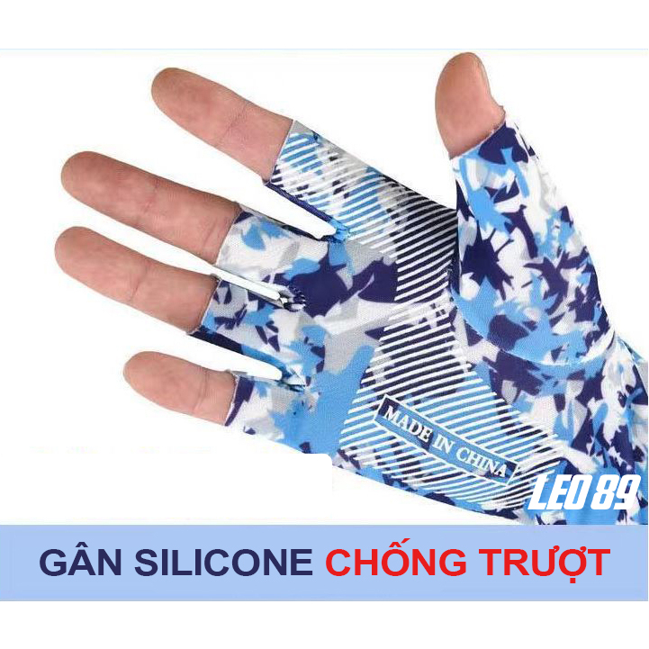 Găng Tay Rằn Ri Chống Tia Uv Mát lạnh