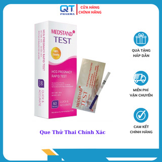 Que thử thai Medstand Test HCG Pregnacy Rapid Test - Giúp phát hiện thai sớm, cho kết quả trong vòng 60s
