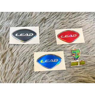 Logo tem Lead keo nổi dán mặt nạ xe, tem đẹp sắc nét