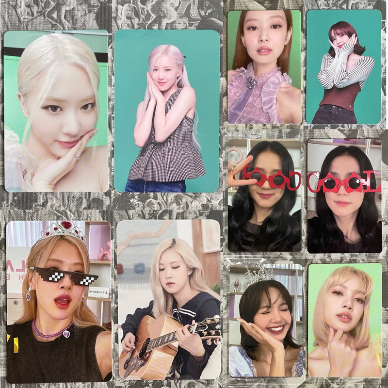 [Official+Toploader]Blackpink| Card Pob Jisoo, Jennie, Rosé, Lisa The Game của YG, Ktown4u, Makestar, Lucky Draw Coex…