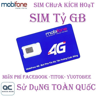 Sim 4G mobifone data không giới hạn xem phim thả ga
