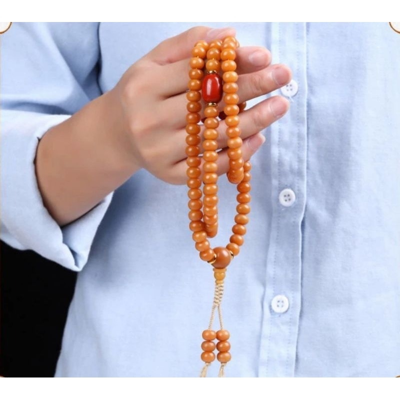 Chuỗi bồ đề bối phong hóa 108 hạt 8mm