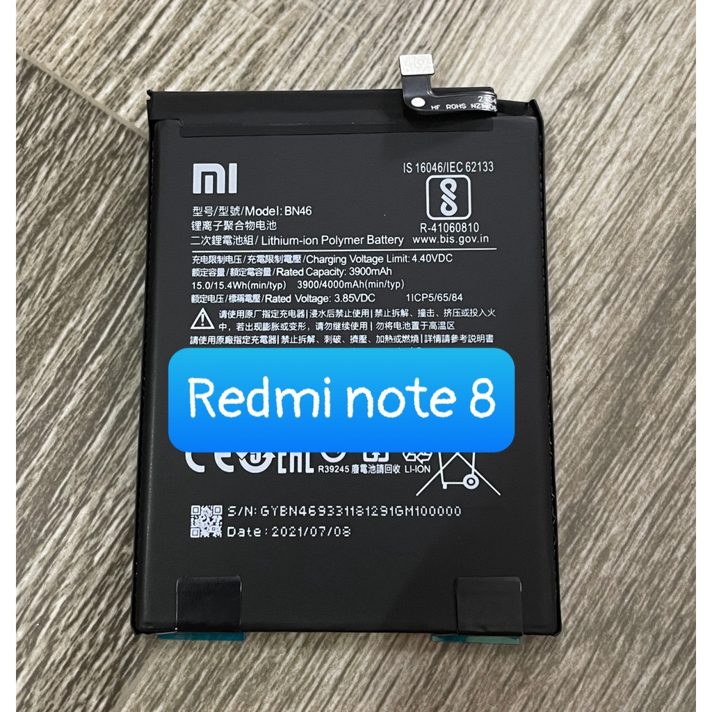 Pin zin điện thoại xiaomi Redmi note 8 mã BN46