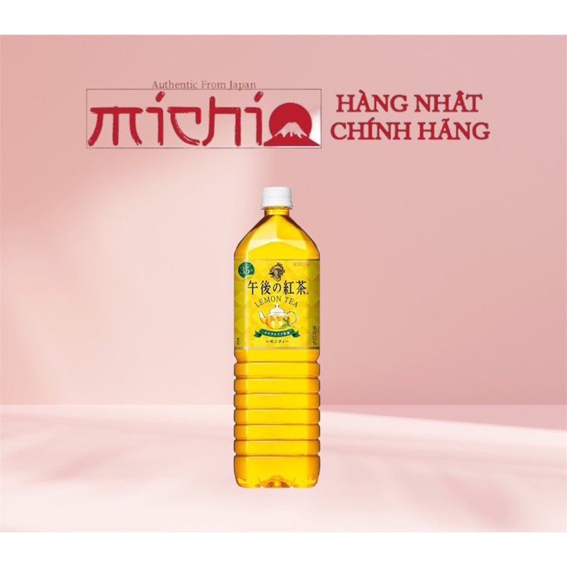 Trà chanh Kirin 1500ml chai Nhật Bản