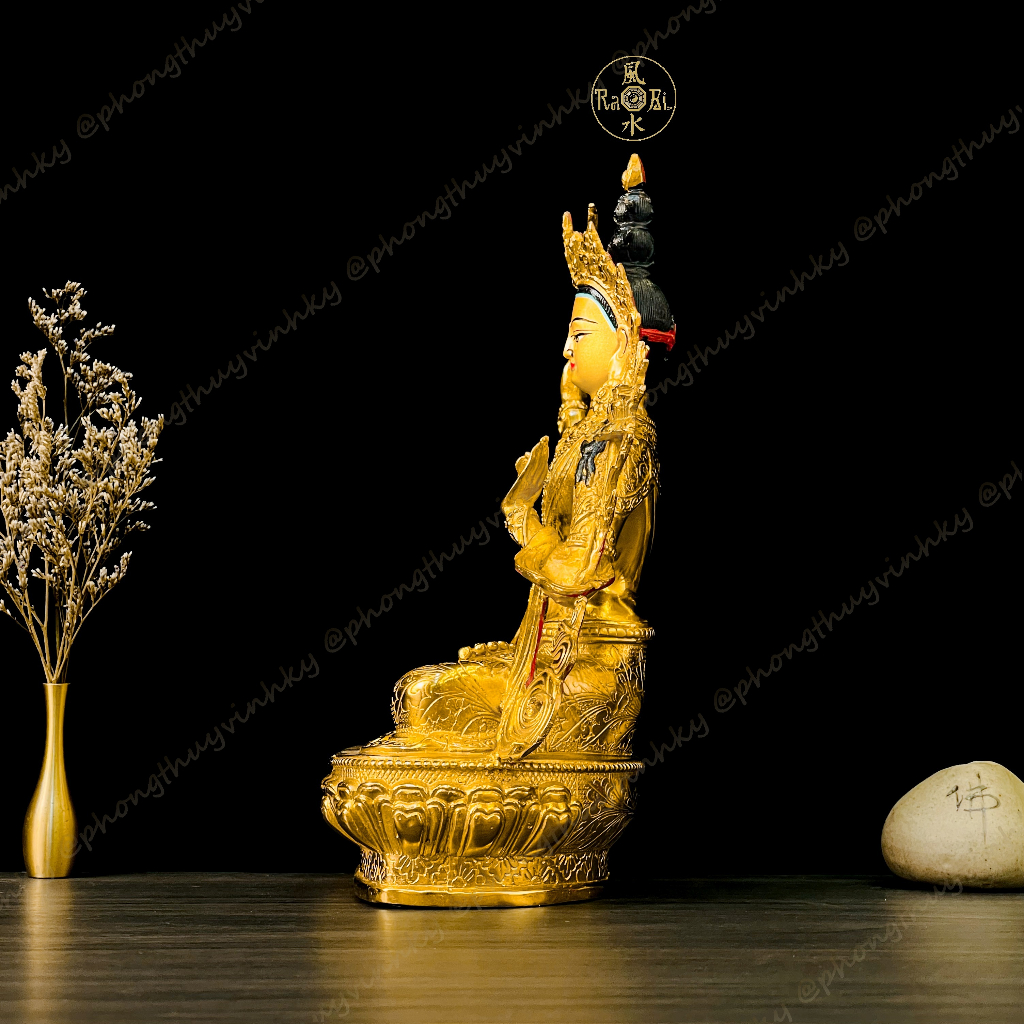 Đức Văn Thù Sư Lợi Bồ Tát - Tượng Đồng Thờ Cúng Mật Tông