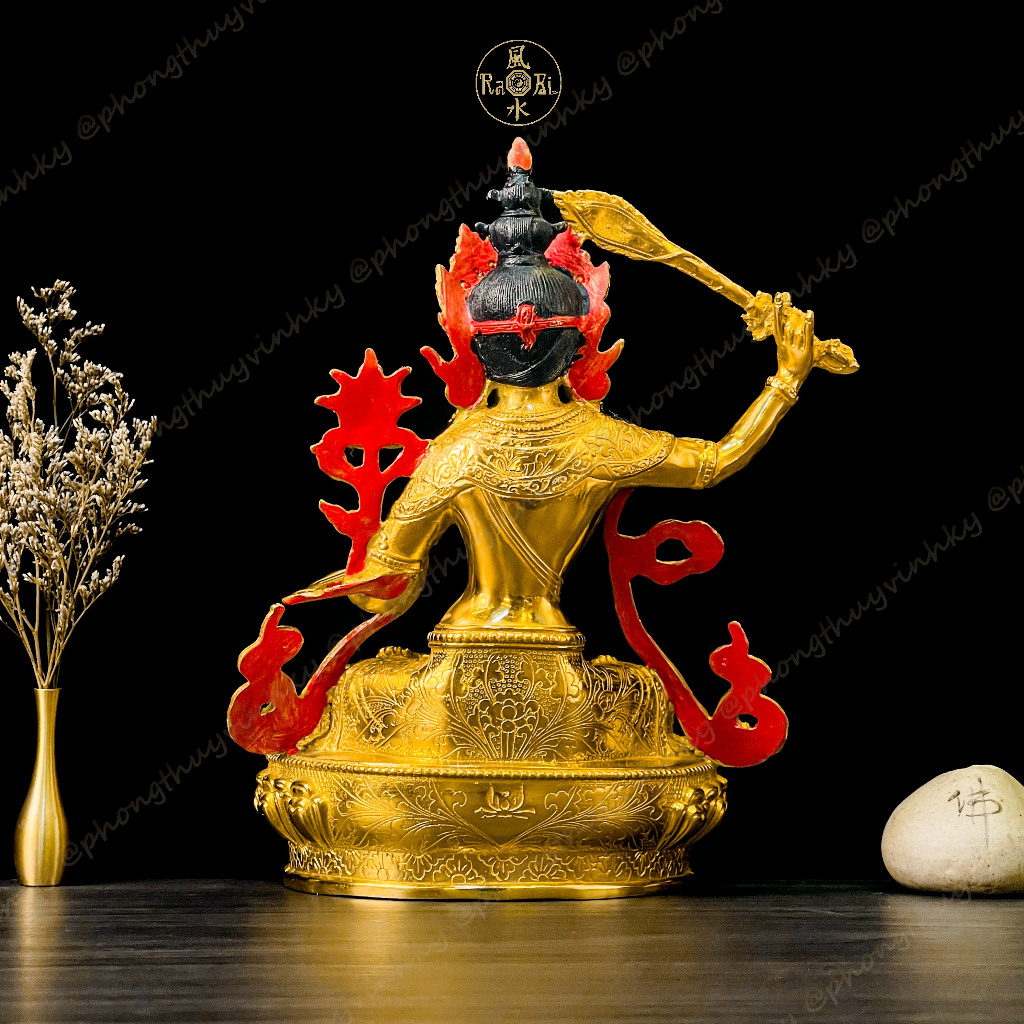 Đức Văn Thù Sư Lợi Bồ Tát - Tượng Đồng Thờ Cúng Mật Tông
