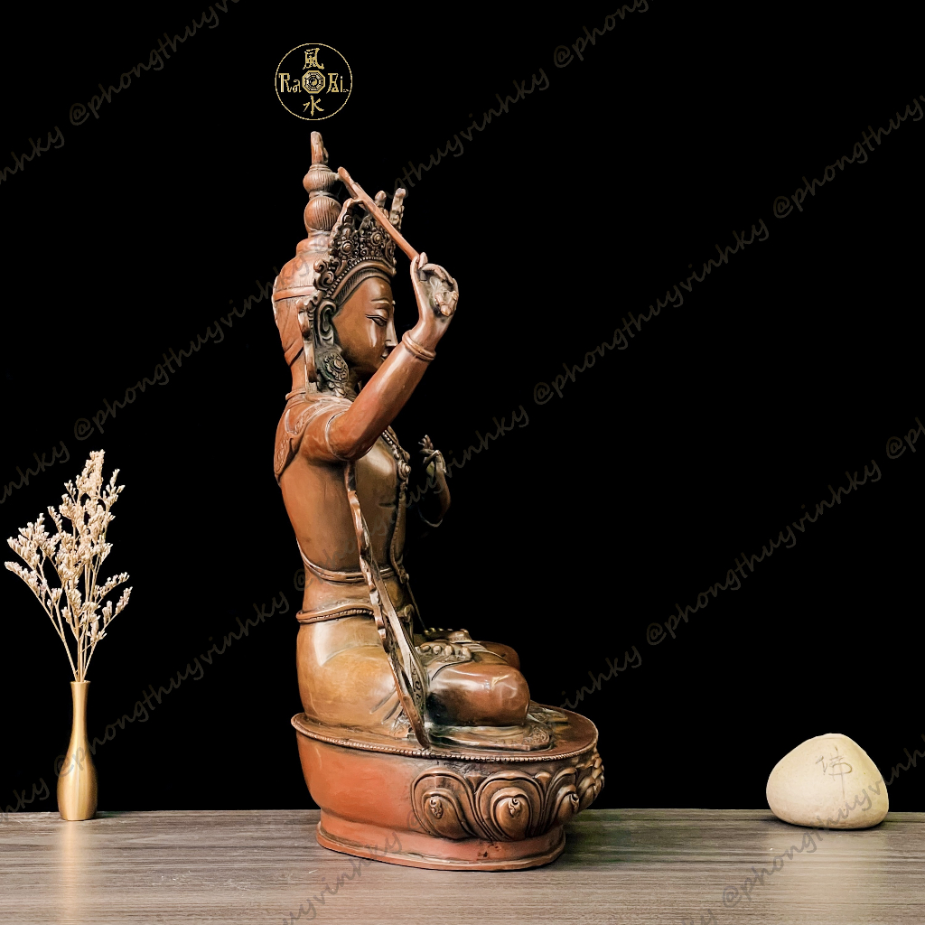 Đức Văn Thù Sư Lợi Mật Tông - Tượng Đồng Thờ Cúng Cao Cấp