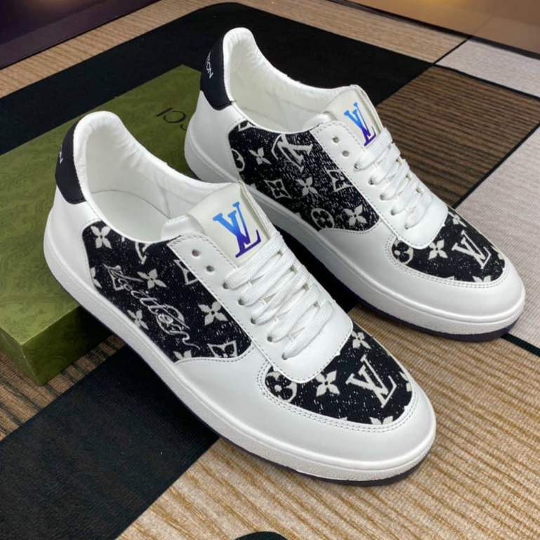 Giày thể thao nam, buộc dây đế cao su êm chân, họa tiết dập vân lo,go cá tính ,đủ size 38-43