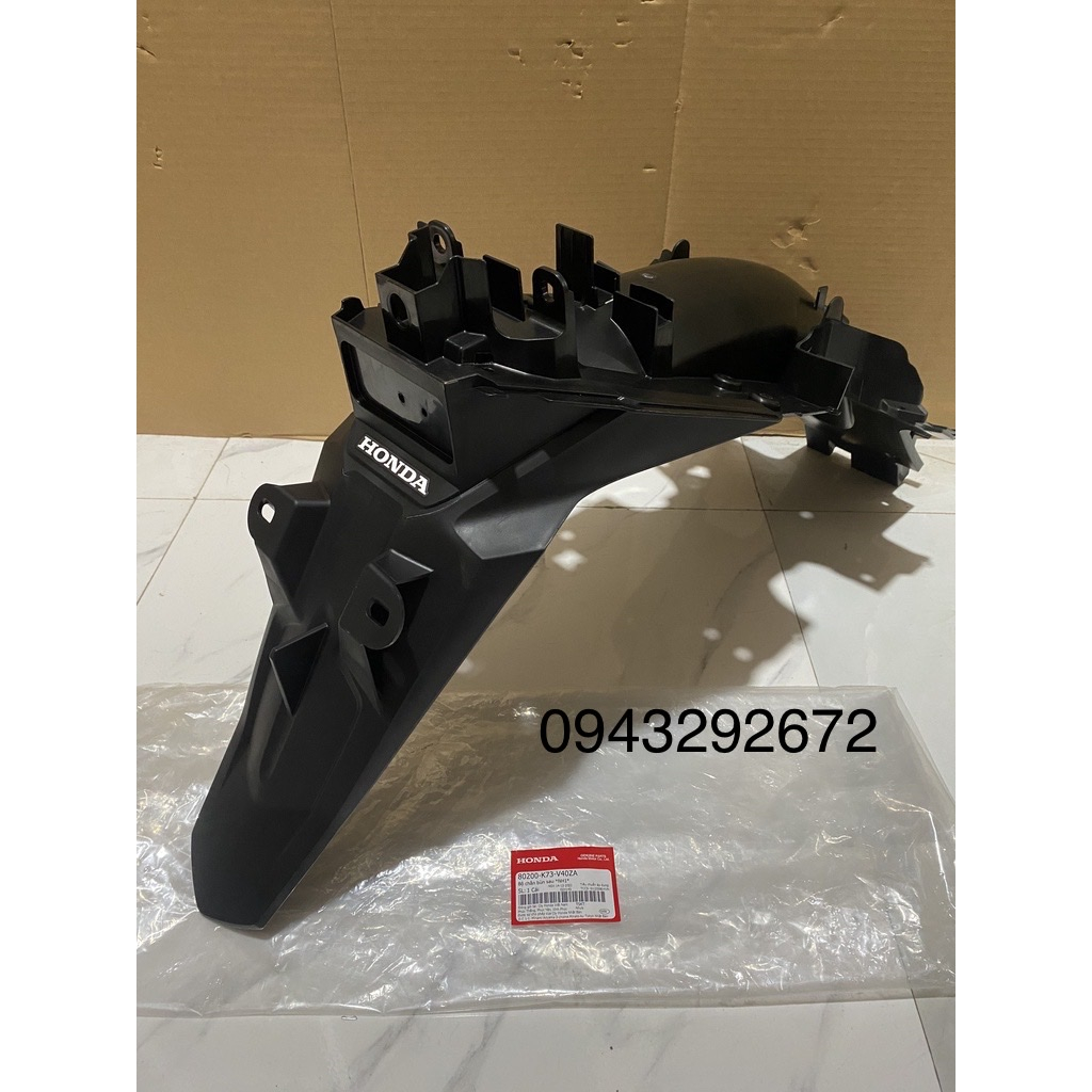 Bộ Chắn Bùn Sau (Đuôi Bắt Biển) Future 125 (2018 > 2022) Honda (80200K73V40ZA)