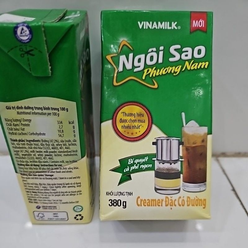 Sữa đặc có đường Ngôi sao phương nam 380g