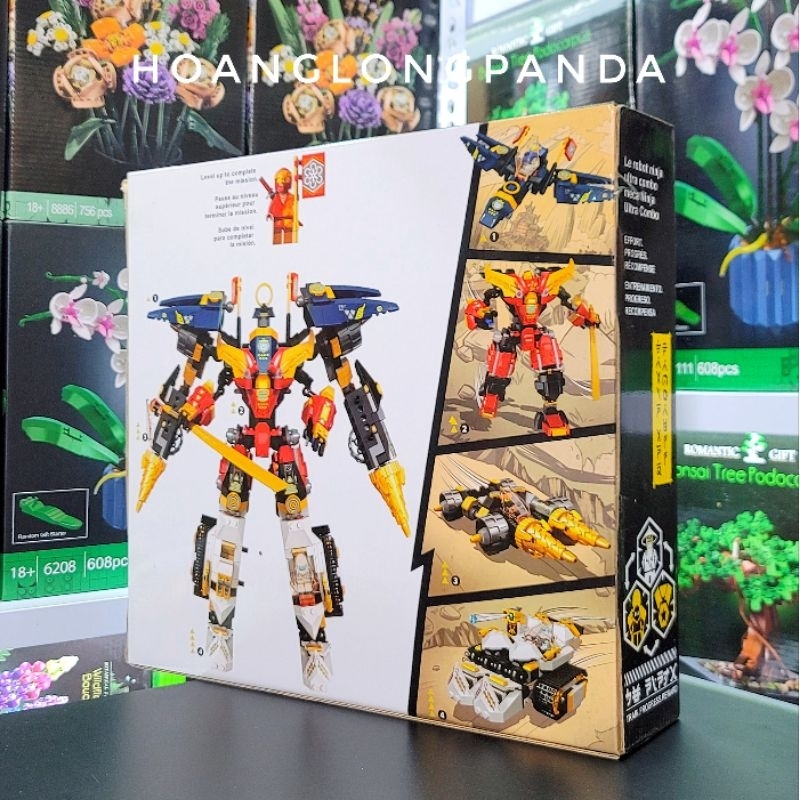 Lắp ráp 61103 82207 | 71765 Ultra Combo Mech | 1104 chi tiết