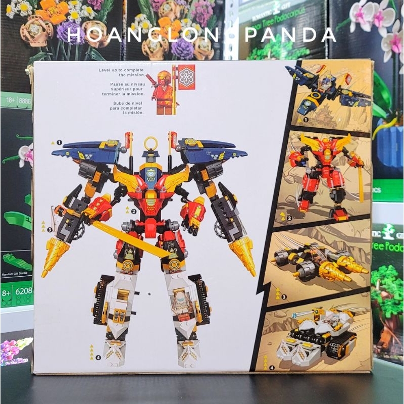 Lắp ráp 61103 82207 | 71765 Ultra Combo Mech | 1104 chi tiết