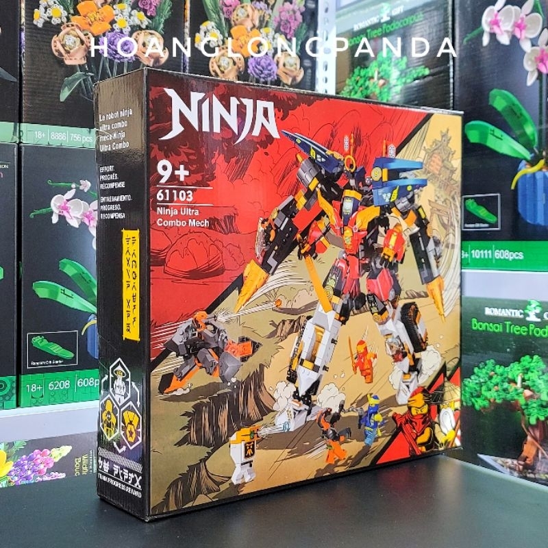 Lắp ráp 61103 82207 | 71765 Ultra Combo Mech | 1104 chi tiết