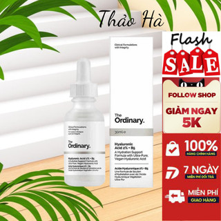 Cấp ẩm hồi phục The Ordinary Hyaluronic Acid 2% + B5