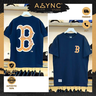 (Auth) Áo Thun New Era Big Paisley Boston Màu Xanh Navy CODE: 12715361 - Async Studio