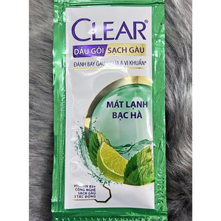Dây gội clear mát lạnh bạc hà/clear men