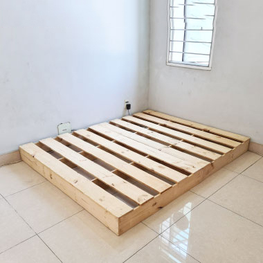 Giường pallet gỗ thông - Nội Thất Đại Thành