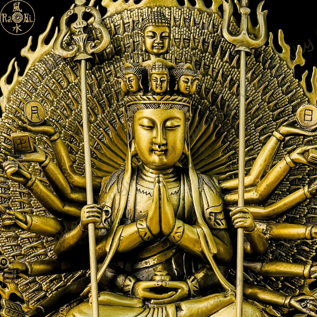 Đức Quan Âm Thiên Thủ Thiên Nhãn - Bồ Tát Nghìn Mắt Nghìn Tay - Tượng Đồng Thờ Cúng Cao Cấp