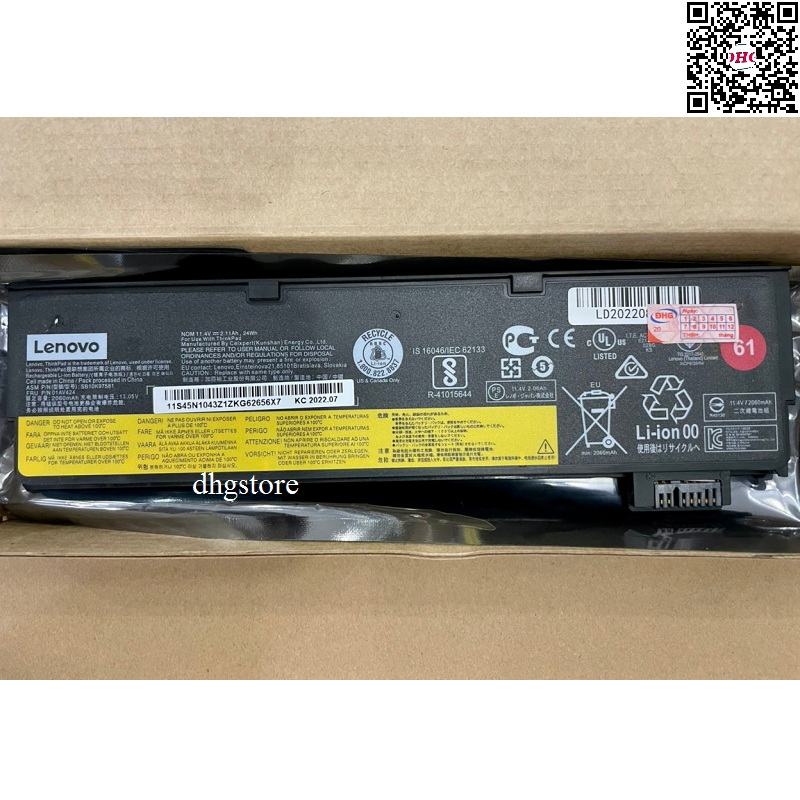 Pin laptop Lenovo ThinkPad T470 T480 A475 A485 TP25 01AV421 01AV489 01AV419 01AV420 01AV424 01AV423