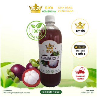 Kombucha măng cụt 1 lít – fresh & cool