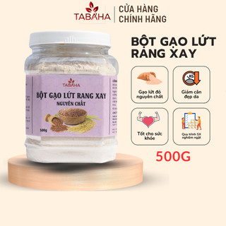 Bột Gạo Lứt Nguyên Chất Tabaha Rang Xay 500g Giúp Ăn Kiêng Giảm Béo