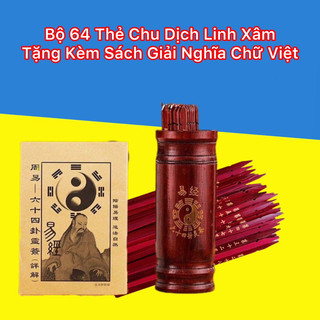 Bộ 64 quẻ thẻ chu dịch tặng kèm giải nghĩa