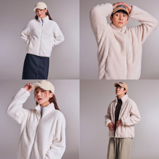 [SPFZD4TU01] Áo lông SPAO Basic Purpleless Zip Up