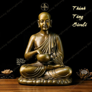 Thần Tài Lộc - Thánh Tăng Sivali - Tượng Đồng Thờ Cúng Cao Cấp