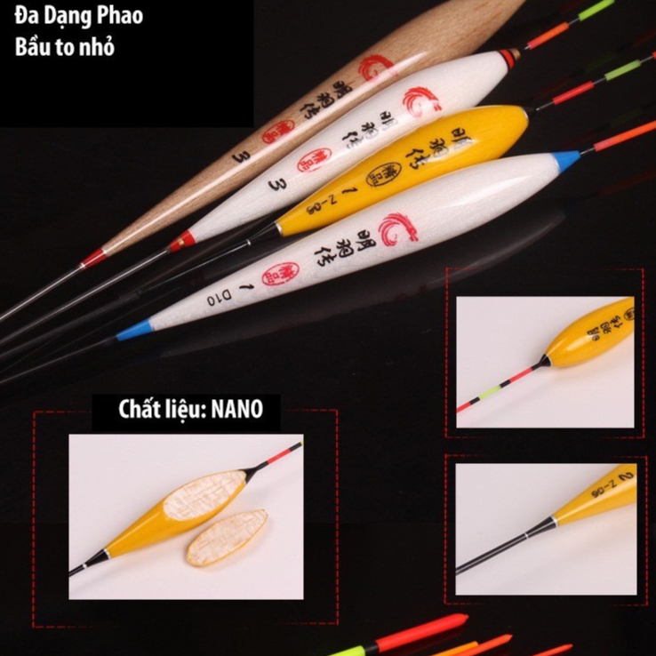 Hộp đựng phao câu đài XÁM 45cm  Phao Cao Cấp