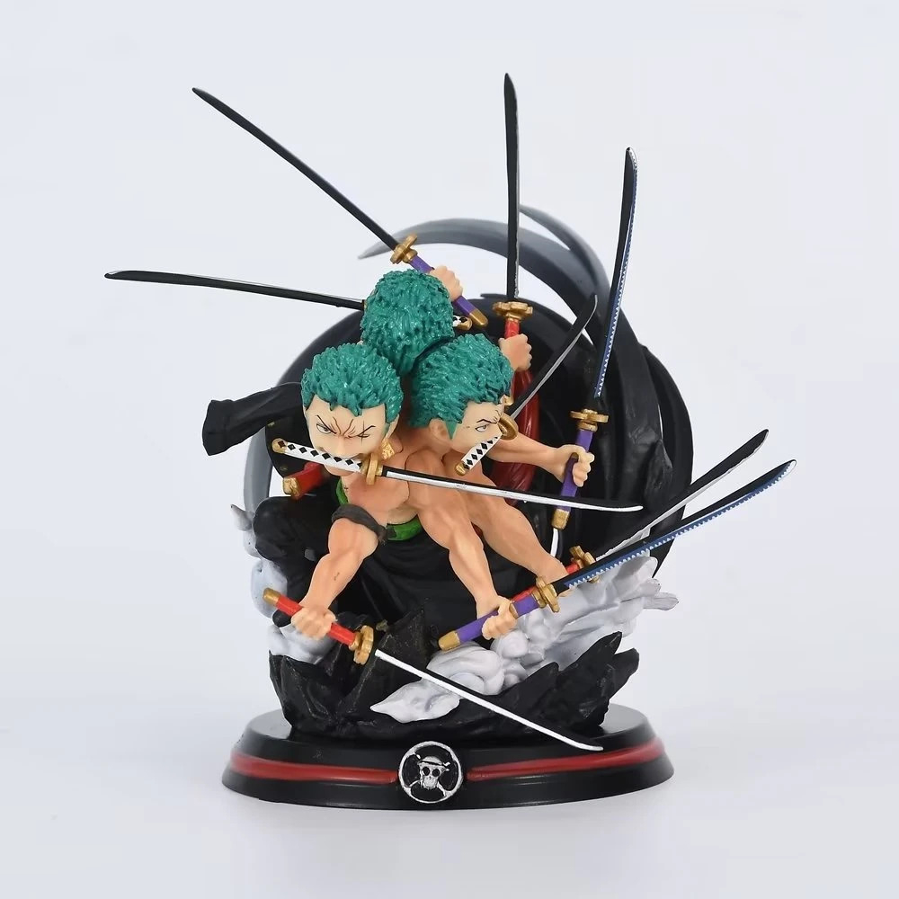 Mô hình đồ chơi Roronoa Zoro 14cm lốc xoáy đen Asura One Piece