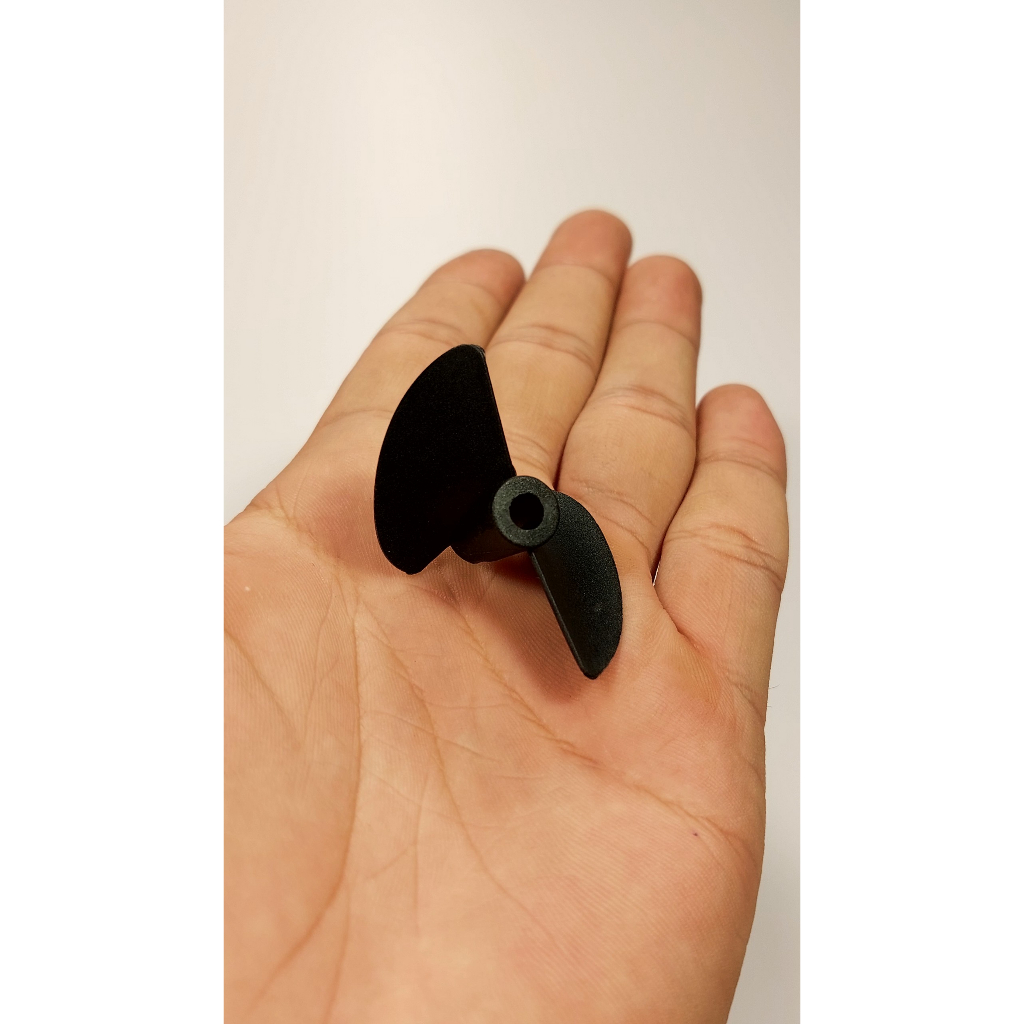 Chân vịt nhựa 2 lá 38mm 40mm 45mm lỗ trục 5mm