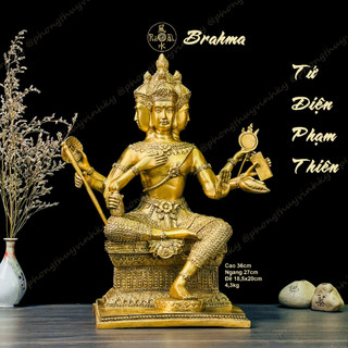 Thần 4 mặt - tứ diện tài lộc - tượng đồng thờ cúng