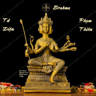  Thần 4 Mặt Thái Lan - Thần Tứ Diện Tài Lộc - Tượng Đồng Phong Thuỷ Thờ Cúng 