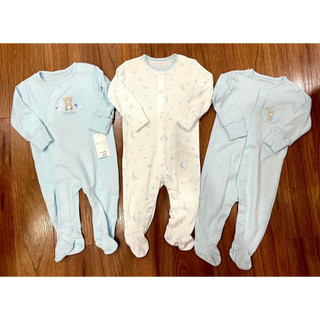 Set 3 sleepsuit họa tiết gấu bông Matalan