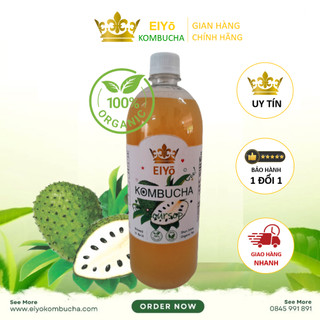 Kombucha mãng cầu 1 lít – fresh & cool