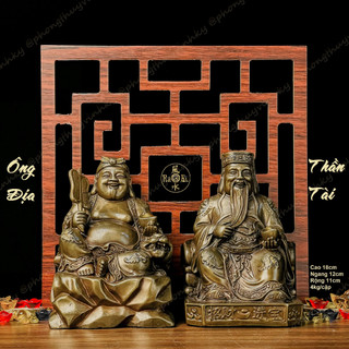 Thần Tài Ông Địa giả cổ - Tượng Đồng Thờ Cúng