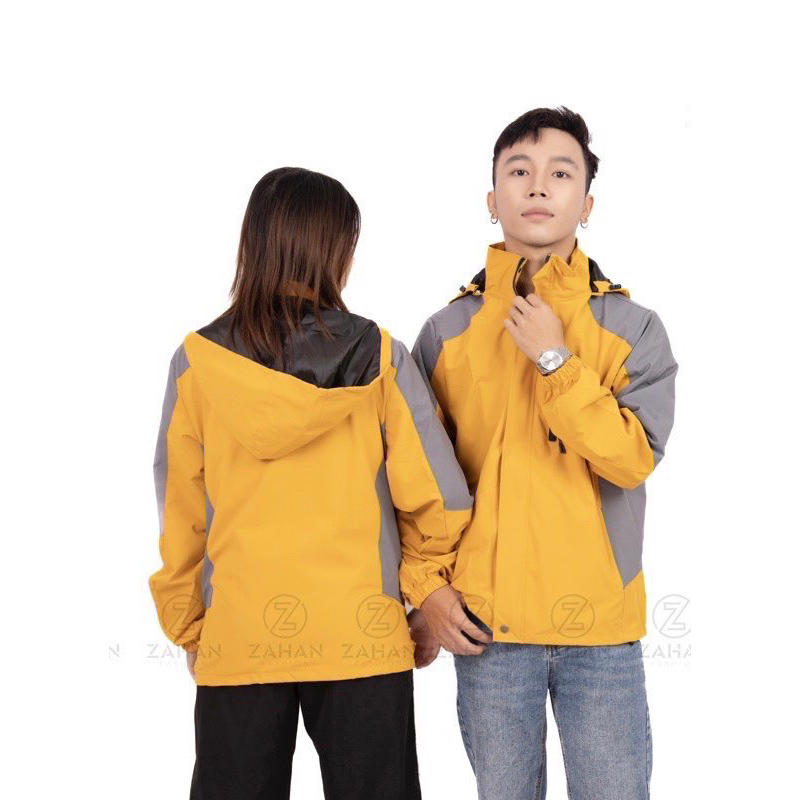 Áo gió đôi nam nữ phối màu hàng 2 lớp siêu đẹp, áo khoác gió chống nước đủ size hàng cao cấp