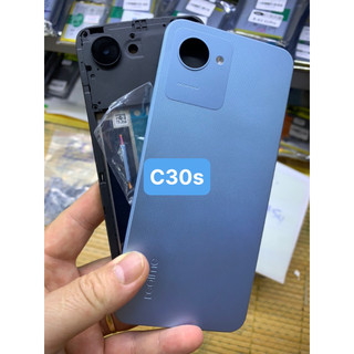 Full Bộ xương vỏ realme C30s, gồm khung xương, lưng vỏ, kính cam, phím bấm, khay sim